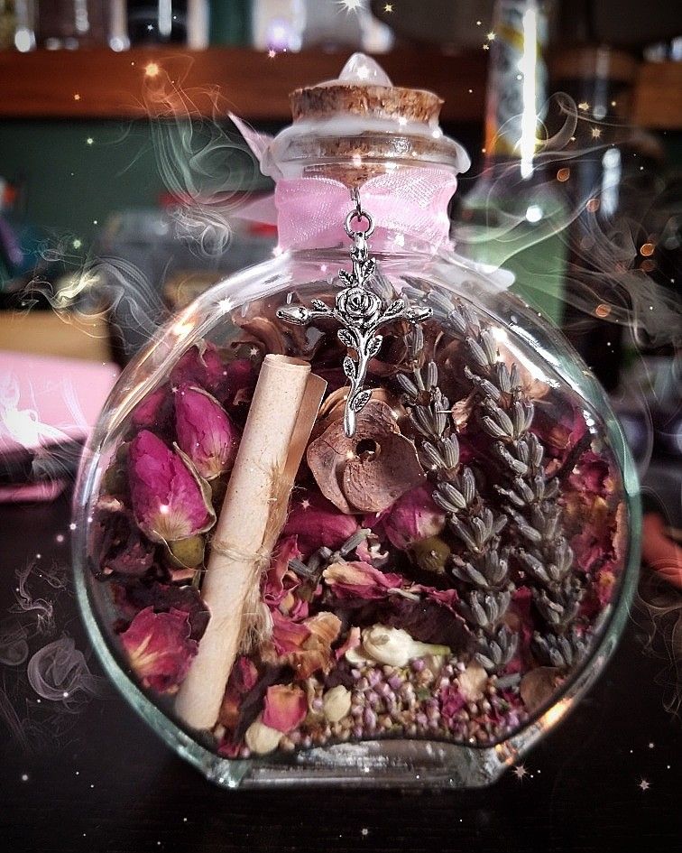 Crystal Gardens Spell Bottles Jewelry & by WildWitchCrystals