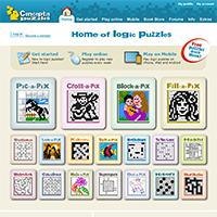 Conceptis logic puzzles - Have fun, get smart!