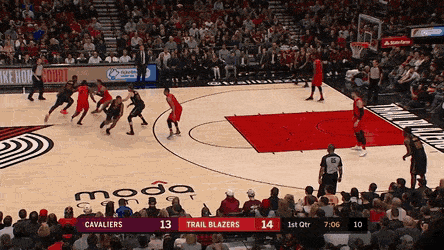 LeBron James RIDICULOUSLY Dunks ALL OVER Jusuf Nurkic | Cavs vs Blazers