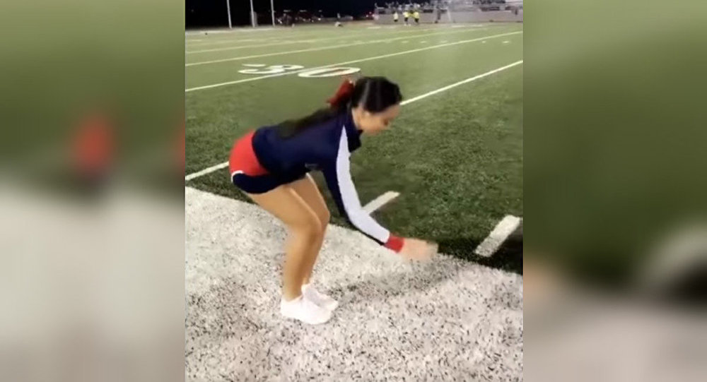 Girl Jumping Invisible Box Goes Viral