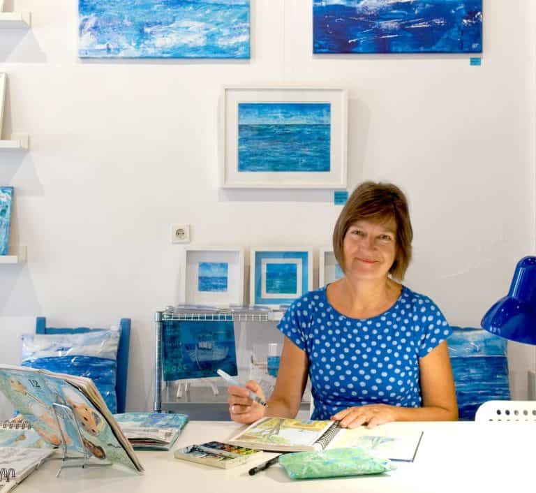 Inspired by Greece: Jill Tomlinson Art