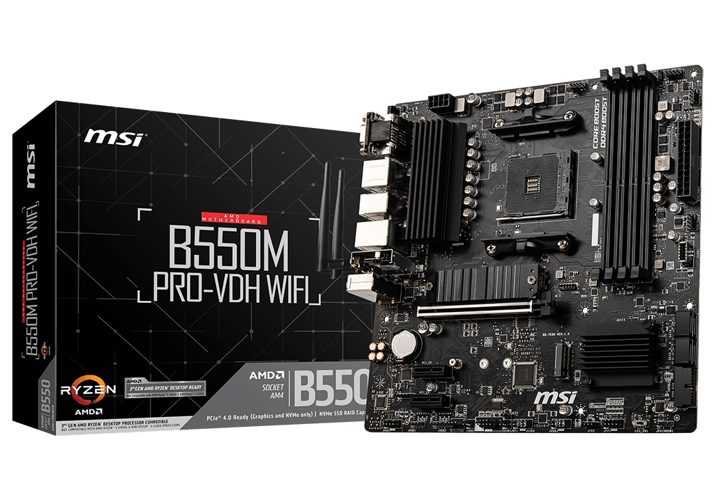 MSI B550M PRO-VDH WIFI motherboard