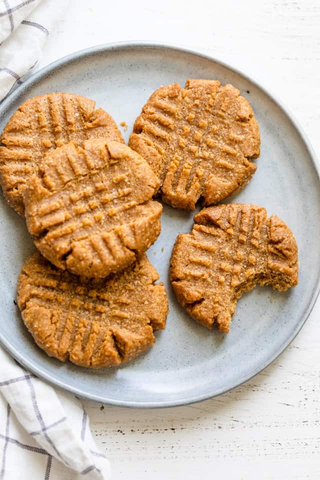3 Ingredient Peanut Butter Cookies