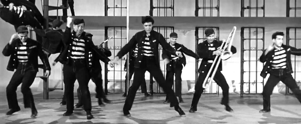 Elvis Presley - Jailhouse Rock (Music Video)