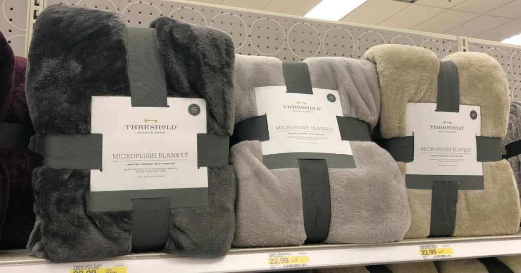 Microplush Bed Blanket - Threshold