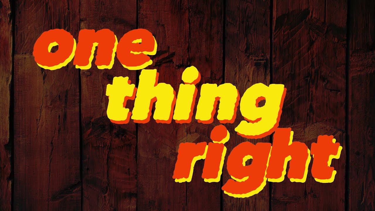 Marshmello x Kane Brown - One Thing Right (Official Lyric Video)