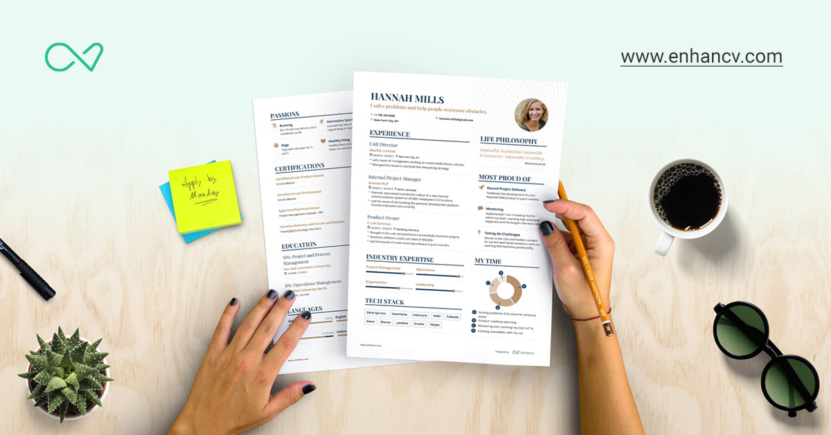 Free Resume Builder | Online Resume Builder | Enhancv.com