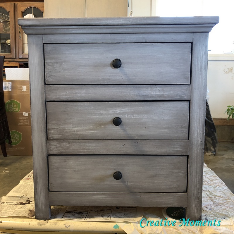 Rustic Farmhouse Paint Technique for Nightstands