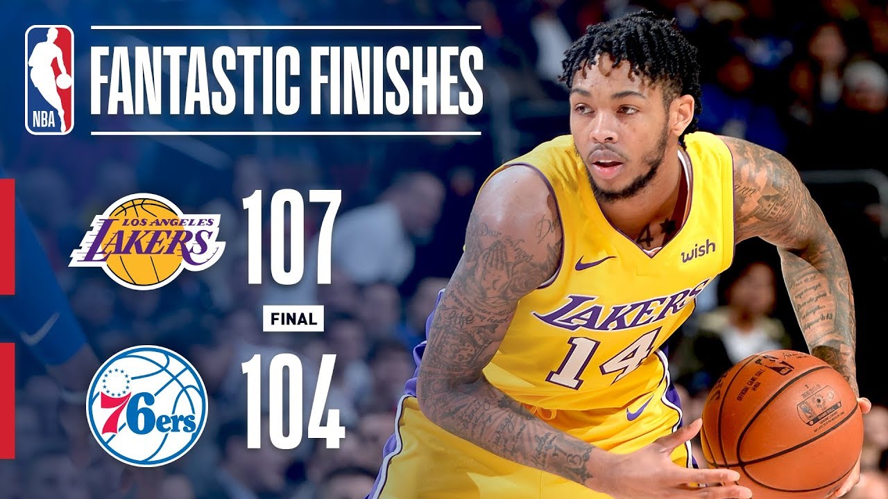 Lakers Seal The Game vs. 76ers With Brandon Ingram Game Winner! | December 7, 2017