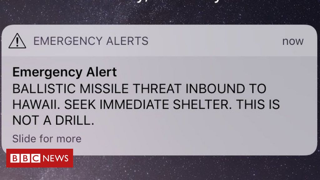 False missile alert sparks Hawaii panic