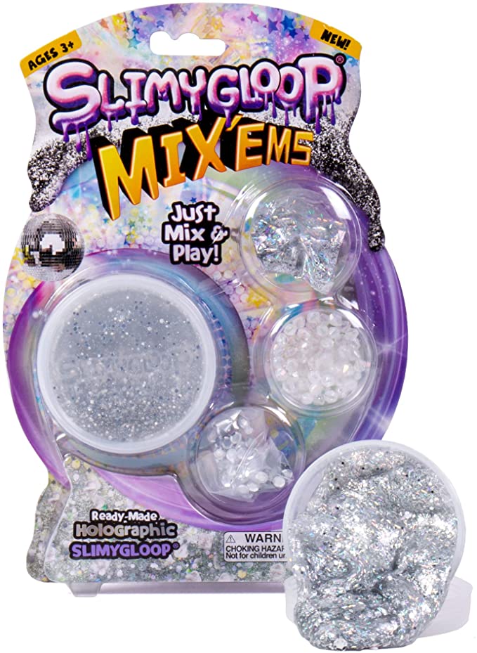 Amazon.com: Slimygloop Mix'Ems Holographic by Horizon Group USA, Multi: Toys & Games