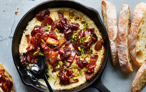 Creamy Goat Cheese, Bacon and Date Dip Recipe