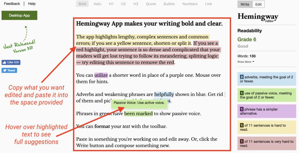 Hemingway Editor