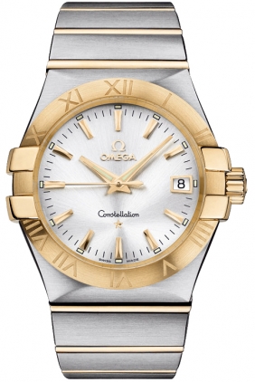 Omega Constellation Mens Quartz Gold & Steel Watch