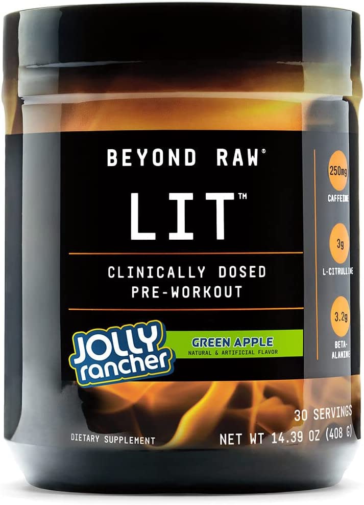 Beyond Raw LIT - Jolly Rancher Grape (30 Servings) | GNC