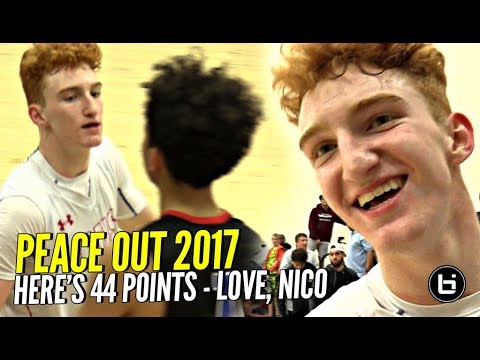 "UR THE PAST, I'M THE FUTURE" Nico Mannion Drops 44 Points On 2017! Mamba Mentality Activated!