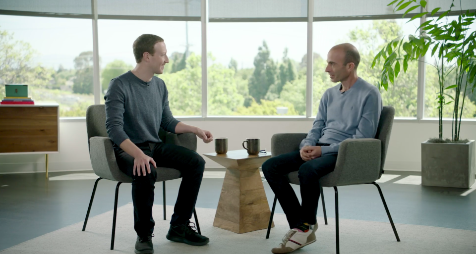 Mark Zuckerberg & Yuval Noah Harari in Conversation