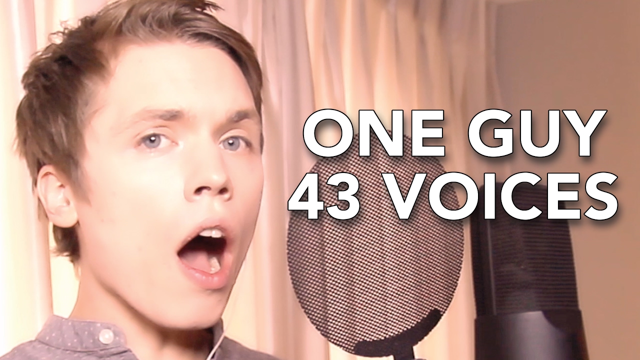 One Guy, 43 Voices (with music) - Roomie | Youtube Video