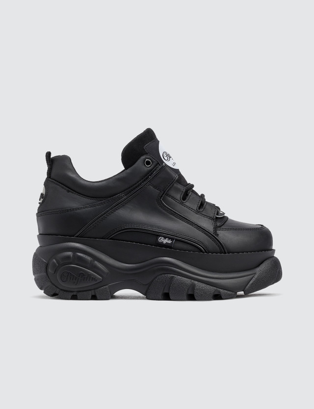Buffalo London - Buffalo Classic Black Low-top Platform Sneakers | HBX