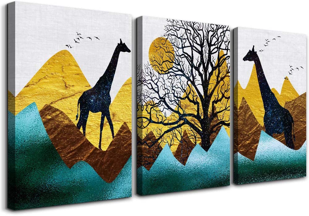 Amazon.com: Wall Art Decor Prints Framed Canvas Wall Art Decorations Geometric Abstraction Home and Office Decor 12 inches Width by 16 inches Wall Art for Bedroom Living Room: Posters & Prints