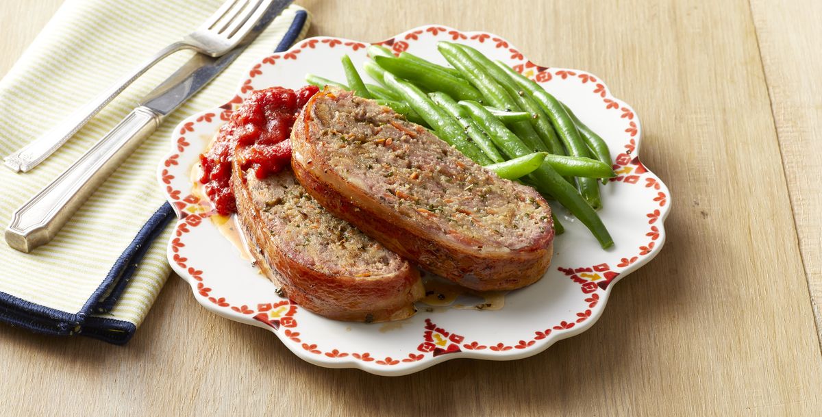 Bacon-Wrapped Meatloaf Is the Ultimate Comfort Food