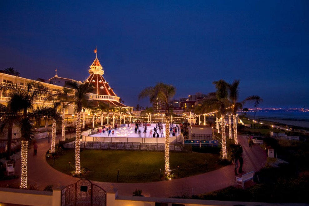 Skating By The Sea | Beachfront Iceskating Rink | Hotel Del