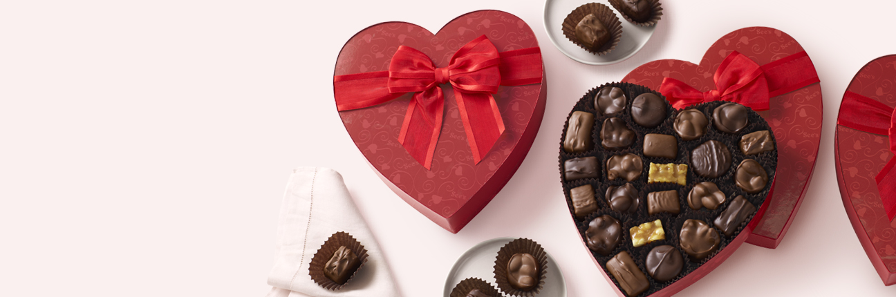 Classic Red Heart - Assorted Chocolates | See's Candies
