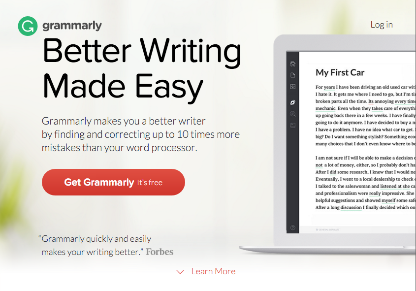 Write your best with Grammarly.