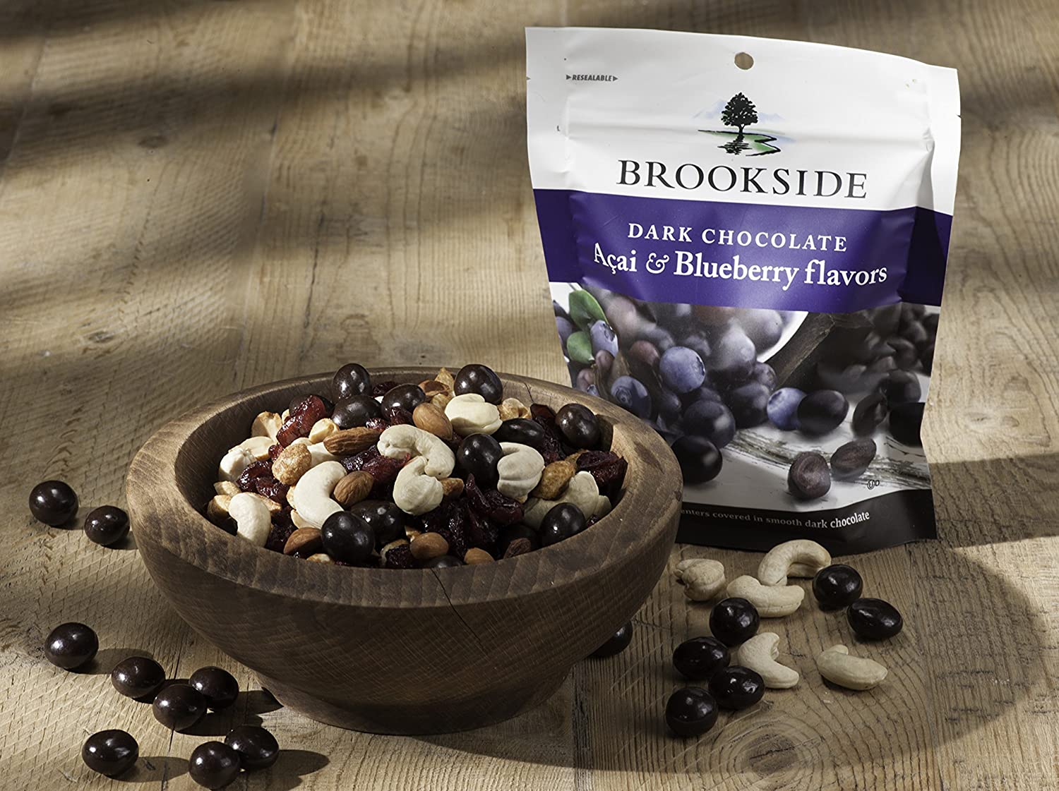 Dark Chocolate Covered Blueberry Acai | Brookside Chocolate
