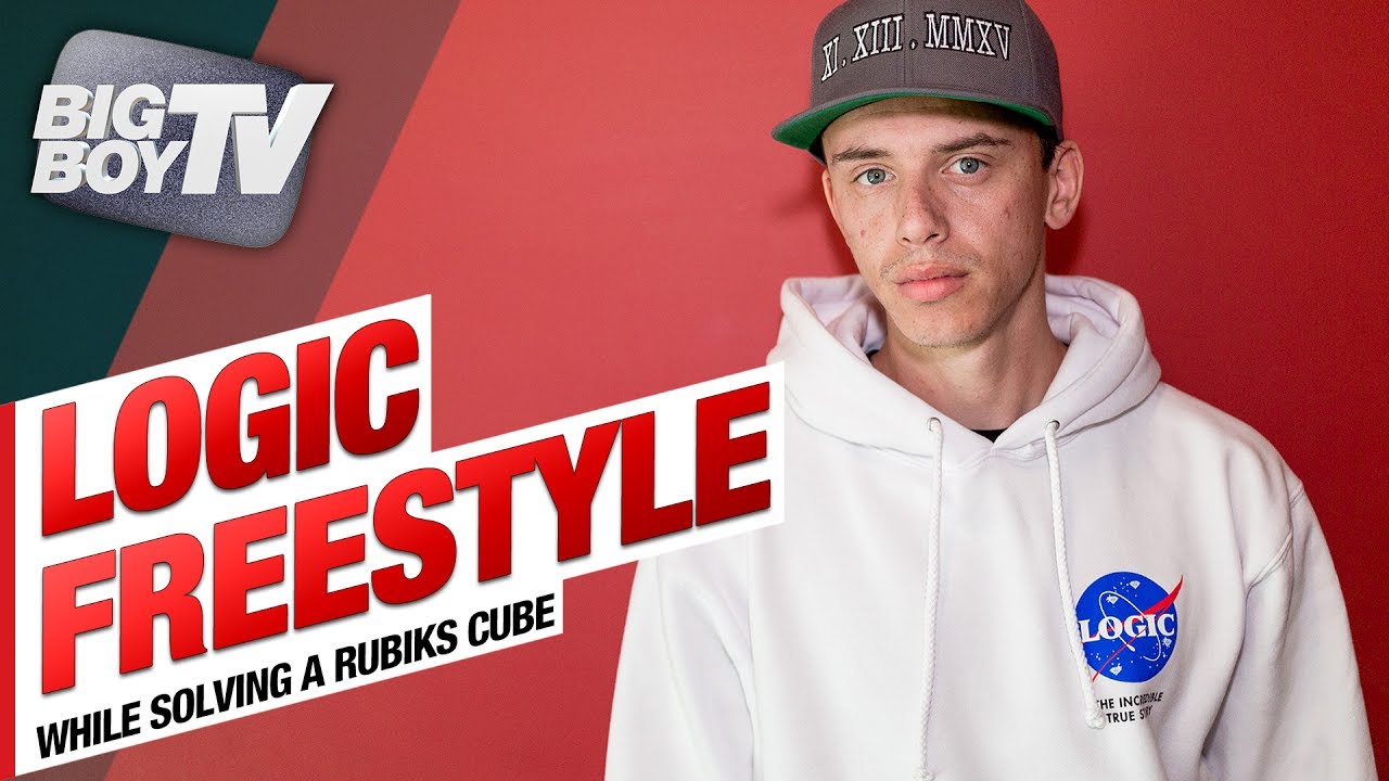 Rapper Logic Solves A Rubiks Cube During Freestyle! | BigBoyTV