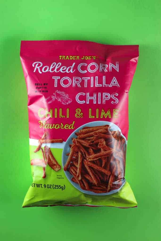 Chili & Lime Rolled Corn Tortilla Chips