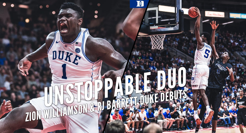 Zion Williamson Duke debut vs. Ryerson highlights: 29 points, 13 rebounds, impressive moves | ESPN