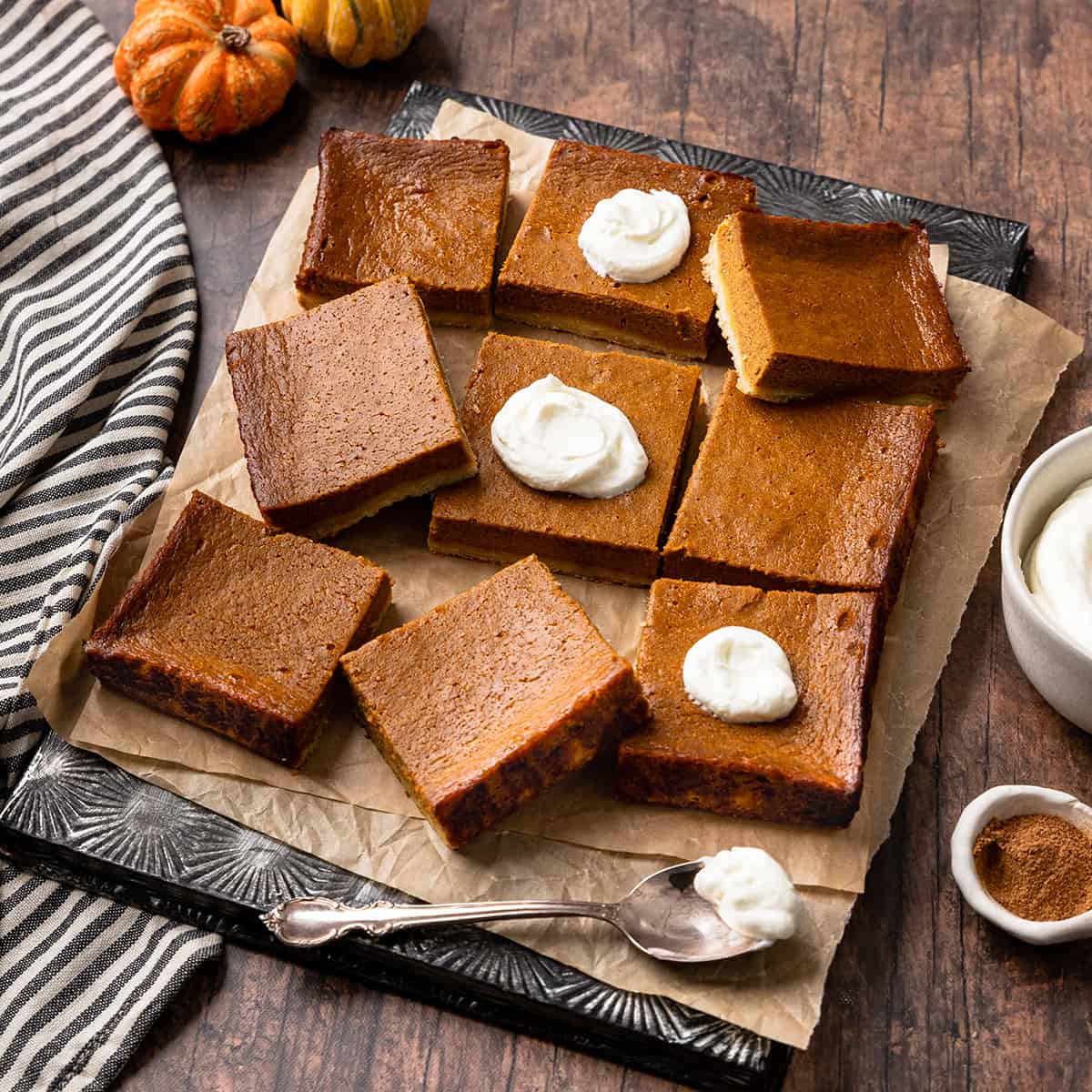 Pumpkin Pie Bars Recipe