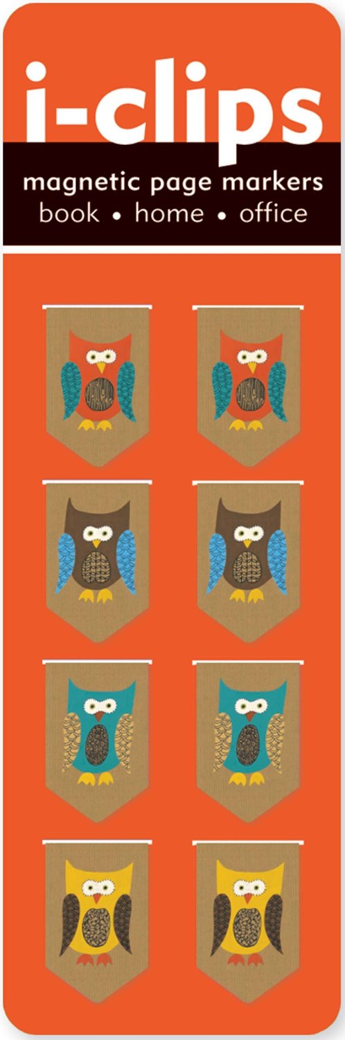 Owls i-Clip Magnetic Page Markers (Set of 8 Magnetic Bookmarks): Peter Pauper Press, Peter Pauper Press: 9781593593421: Amazon.com: Books
