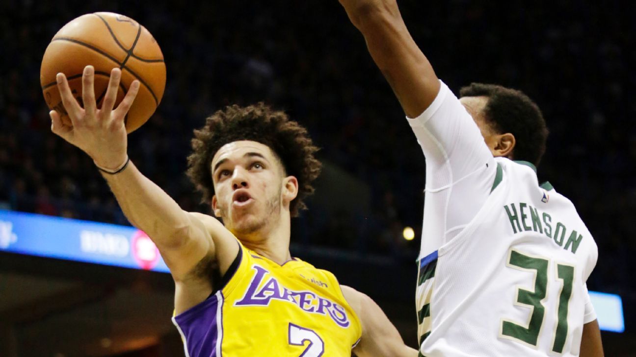 Ball passes LeBron as youngest to triple-double