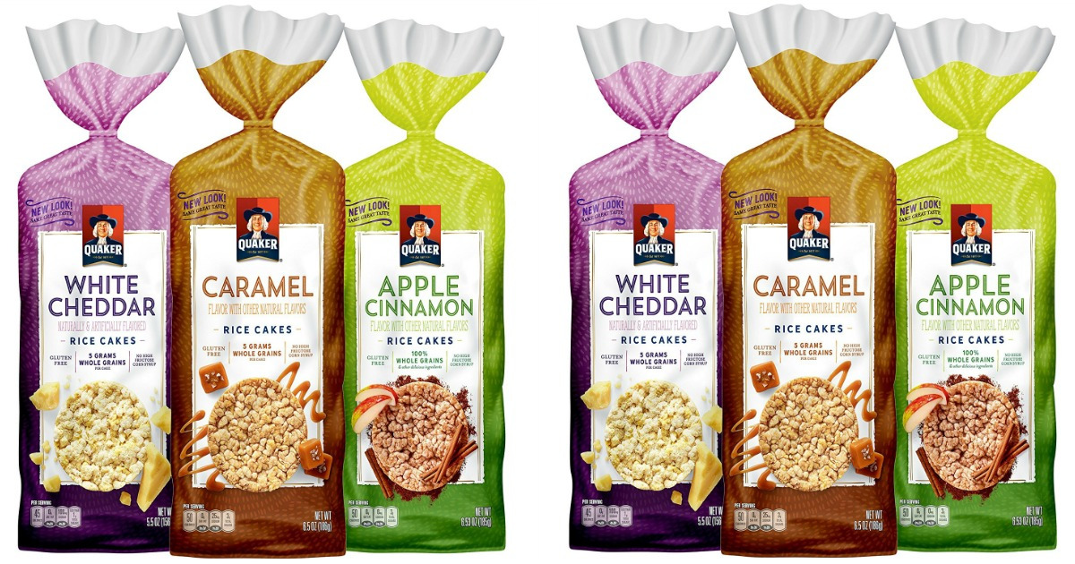 Quaker White Cheddar Rice Cakes | QuakerOats.com