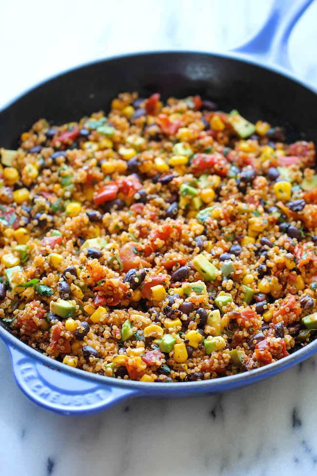 One Pan Mexican Quinoa - Damn Delicious
