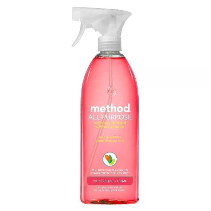 Method All-Purpose Natural Surface Cleaner, Pink Grapefruit, 28 Fl ...
