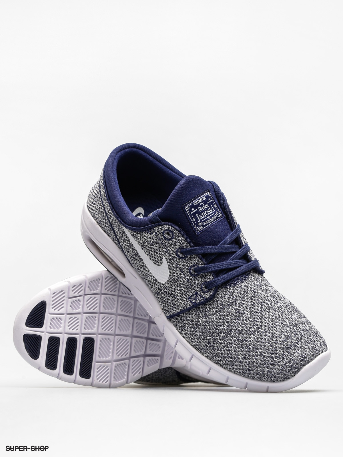 Nike SB Janoski Air Max Binary Blue & White Skate Shoes