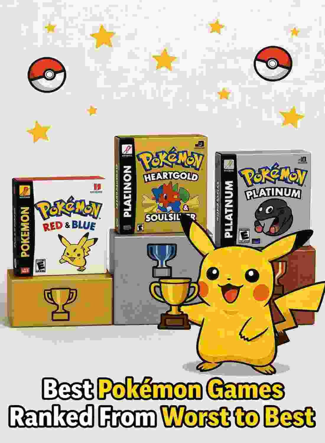 Let's Rank the Pokémon Games, Best to Worst