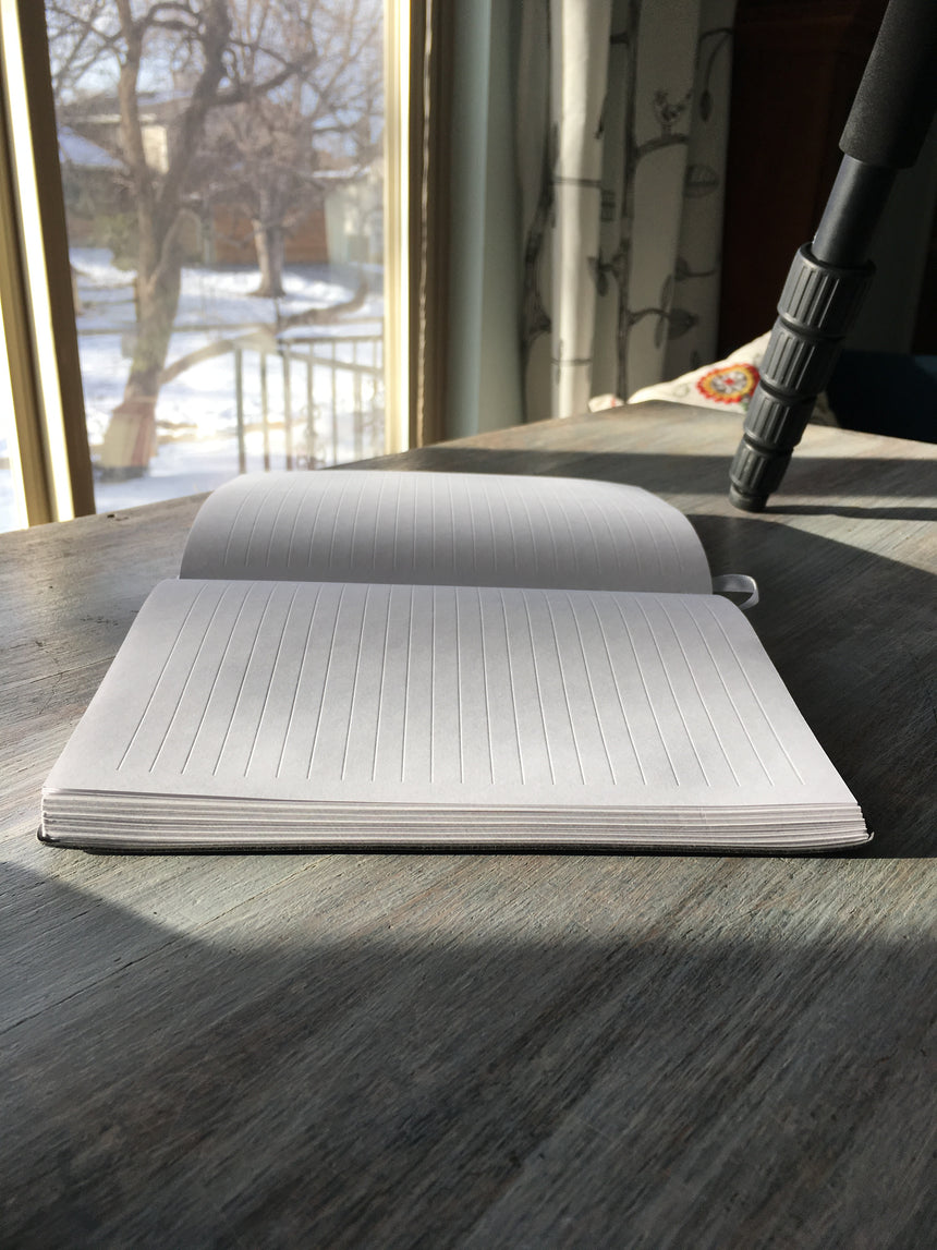 Ghost Paper Embossed Journal Notebook