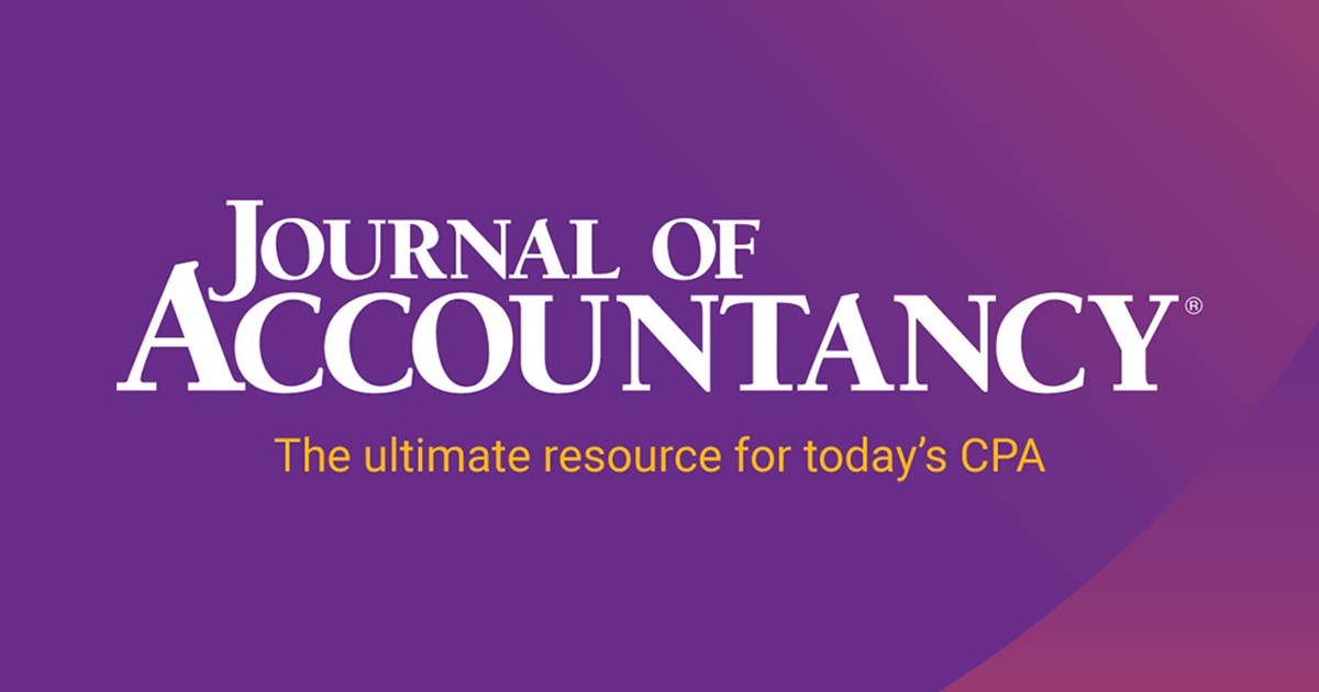 Journal of Accountancy - Accounting, tax, auditing news