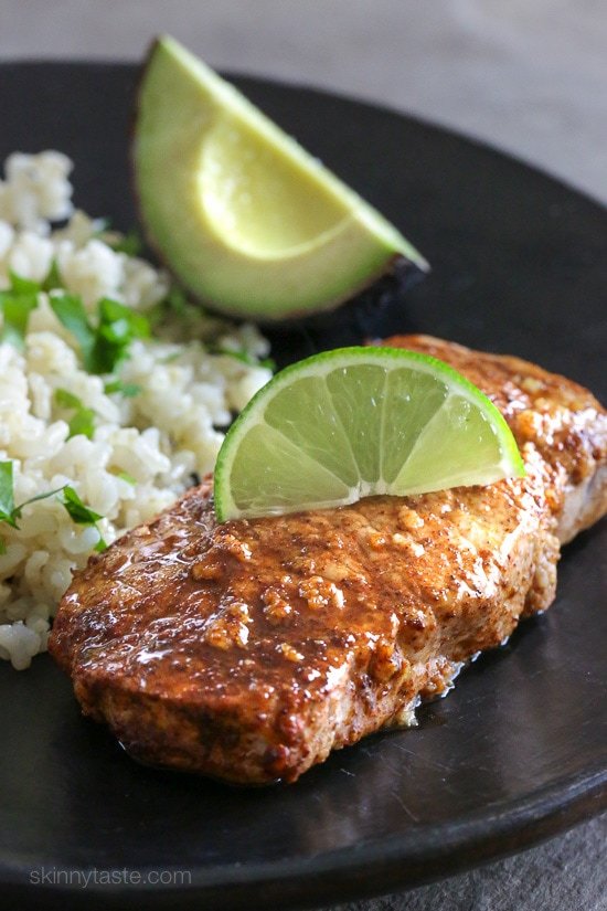 Garlic Lime Marinated Pork Chops