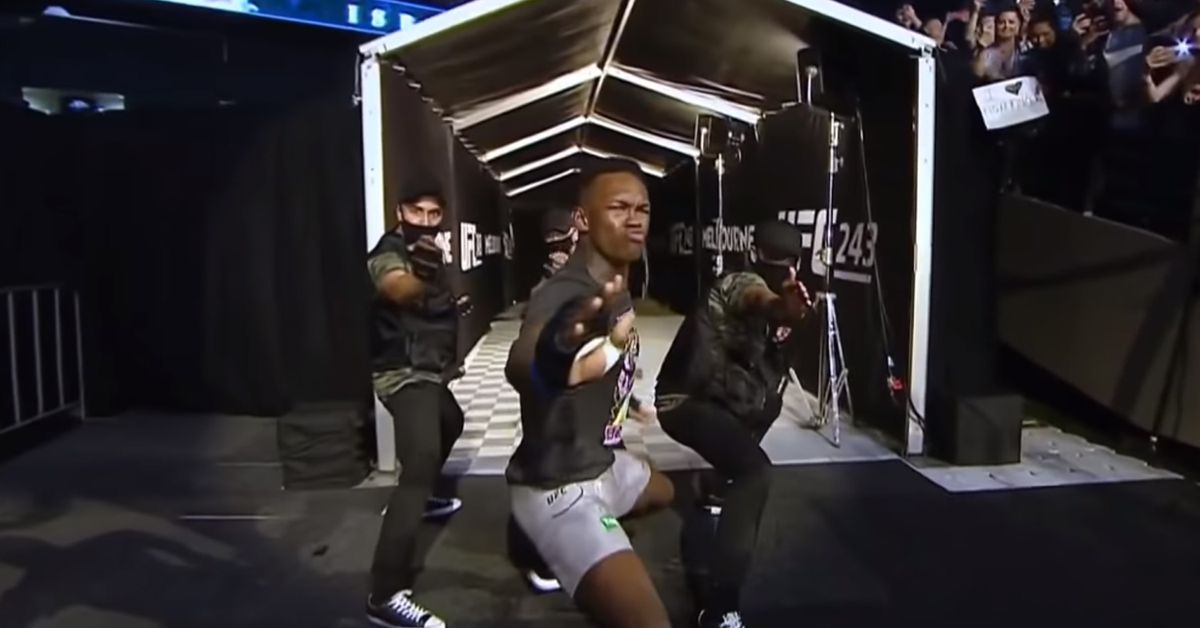 Israel Adesanya shows off incredible dance moves in legendary walkout at UFC 243!