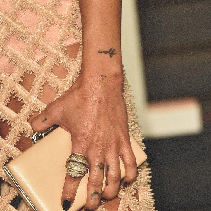 small tattoos on Instagram: “#wcw @zoeisabellakravitz”
