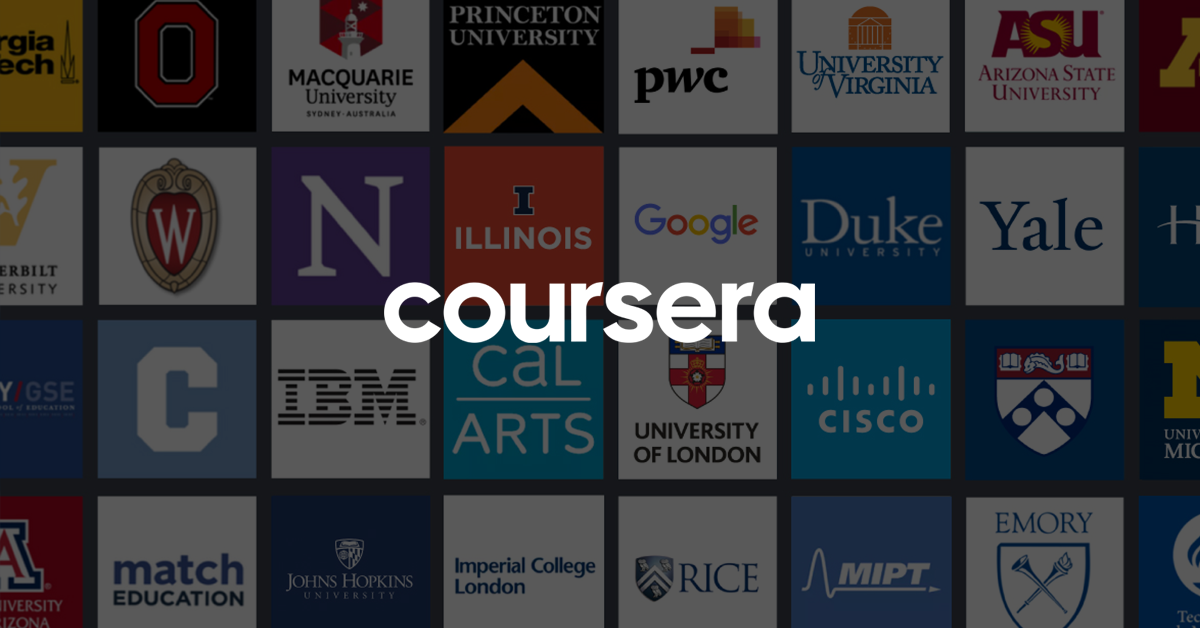 Coursera | Build Skills with Online Courses from Top Institutions