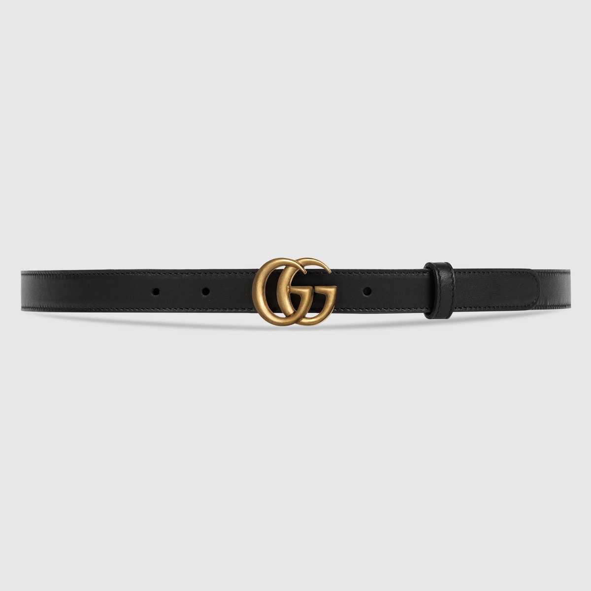 Gucci Leather belt with Double G buckle