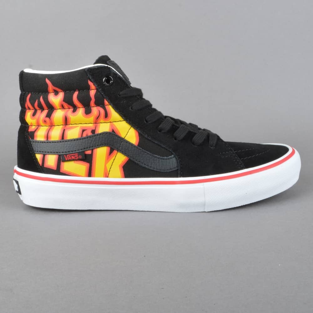 Vans x Thrasher Sk8-Hi Pro Black Skate Shoes