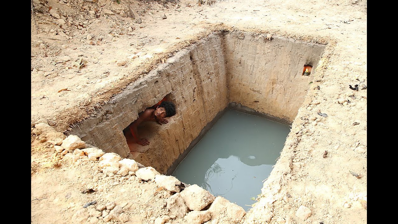 Build Most Amazing Underground Villa House With a Great Underground Swimming Pool