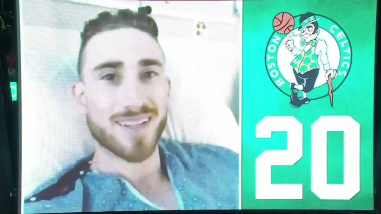 Gordon Hayward sends video message to Boston Celtics fans at home opener | ESPN